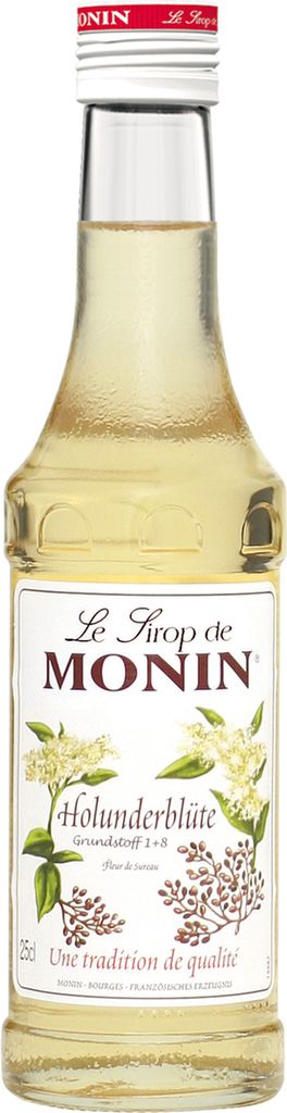 Sciroppo Monin al gusto di fiori di sambuco 250ml Immagine del prodotto 
