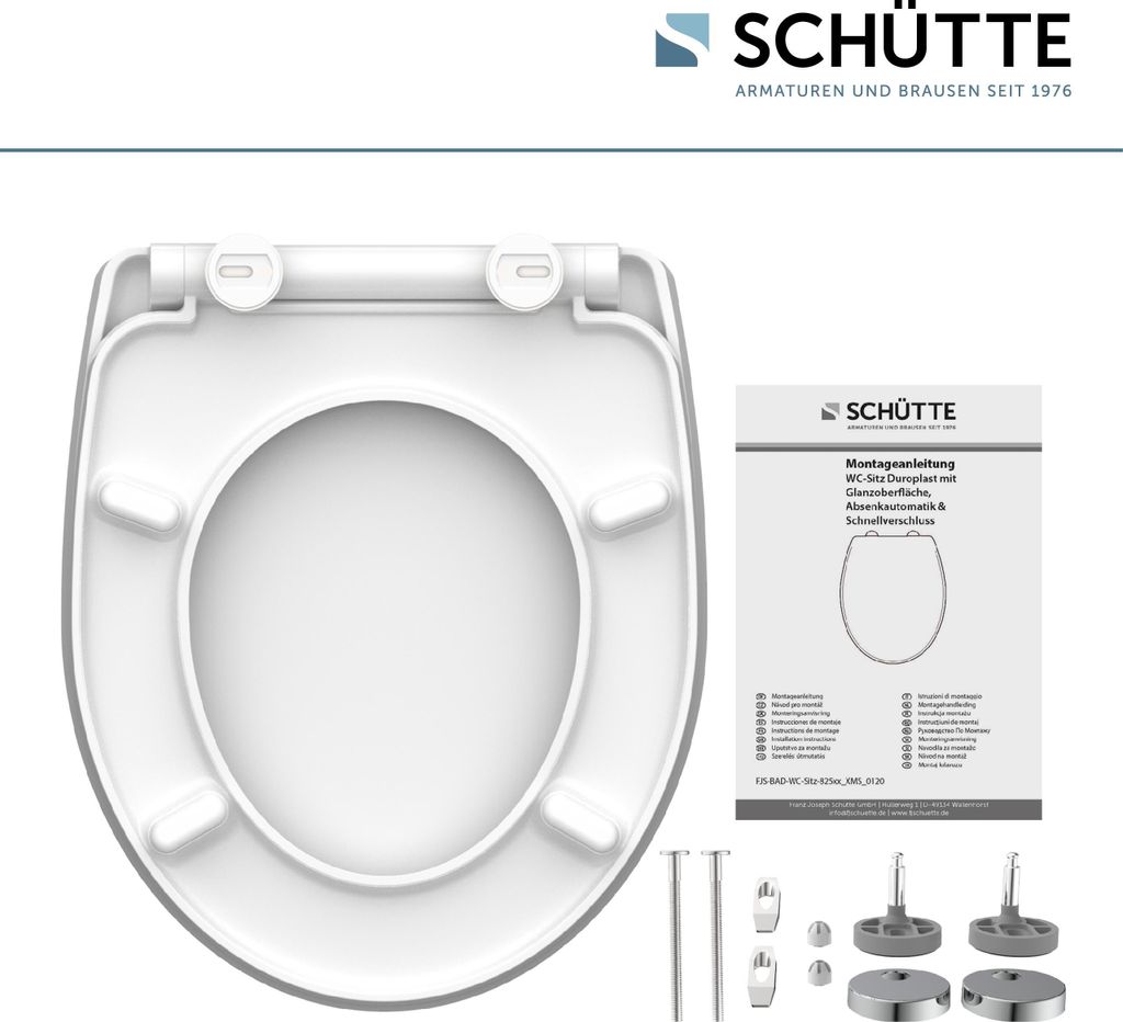 Deska sedesowa SCHÜTTE MAGIC LIGHT soft-close duroplast Zdjęcie produktu 8