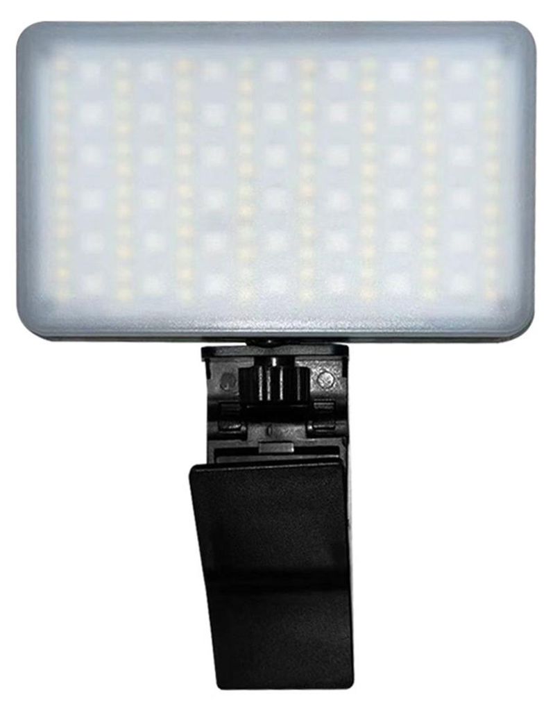 LED Portable Selfie Light Video Conference Lighting with Phone Clip for Smart Phone