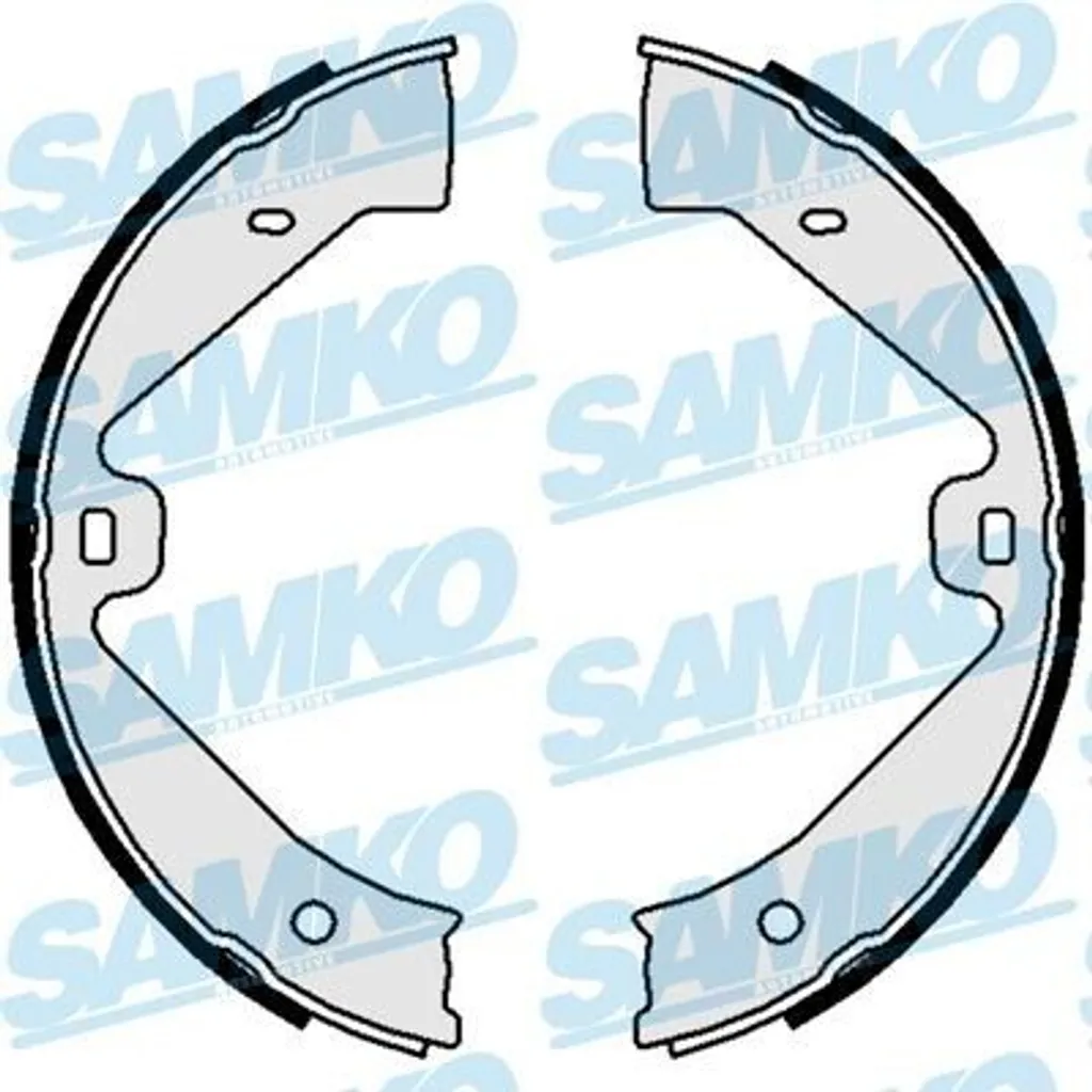 SAMKO 81085 Garnitures de frein à main VW Touareg 7P5 7P6 Ø 210 mm