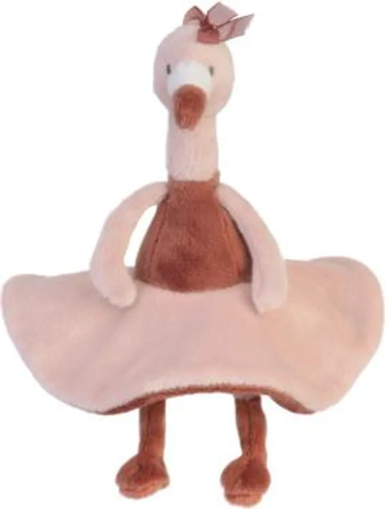 Peluche Flamingo Fiddle 19 cm : Le Doudou de Voyage Idéal pour Calmer Bébé