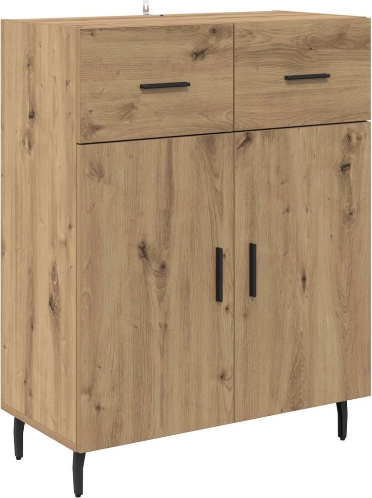 Sideboard Artisan-Eiche 69,5 x 34 x 90 cm Holzwerkstoff