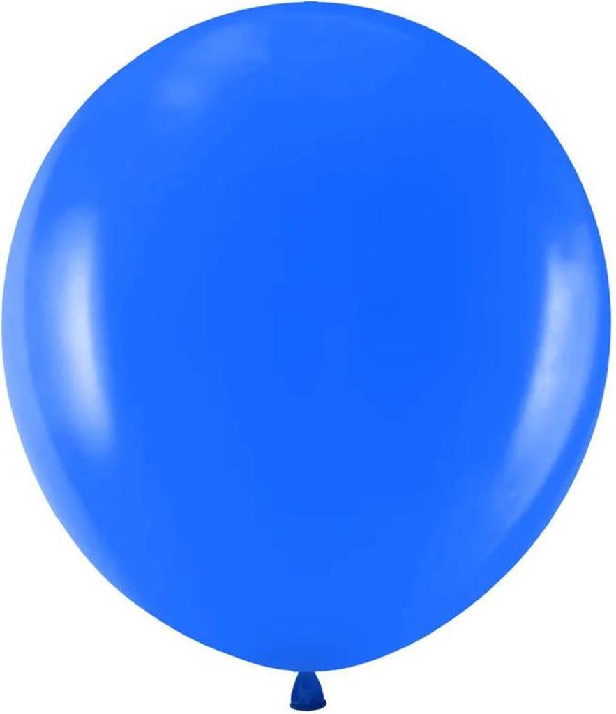 2 Midi Luftballons in Blau 45cm