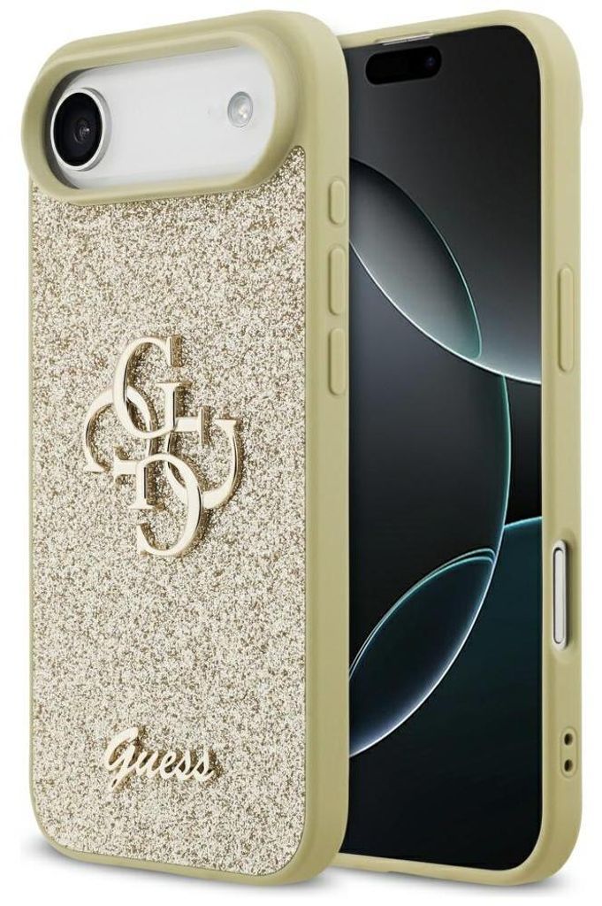 Etui Guess Fixed Glitter Big 4G Na Iphone Air - Złote