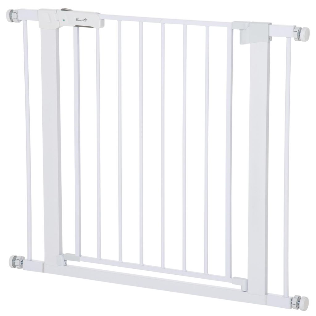 PawHut deurbeveiliging, trapgitter, 76-97 cm, hondenpoort Productafbeelding 