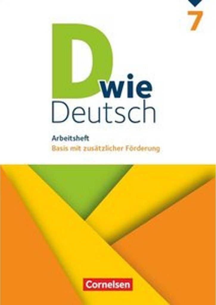 D wie Deutsch 7. Schuljahr - Arbeitsheft mit Lösungen Obrázok produktu 