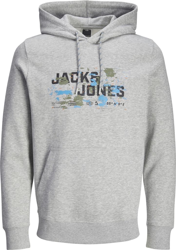 JACK & JONES Herren Hoodie JCOOUTDOOR Logo Sweat Hood SN