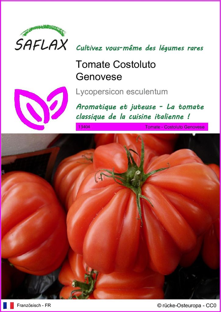 SAFLAX  - Tomate Costoluto Genovese - 10 graines - Image du produit 