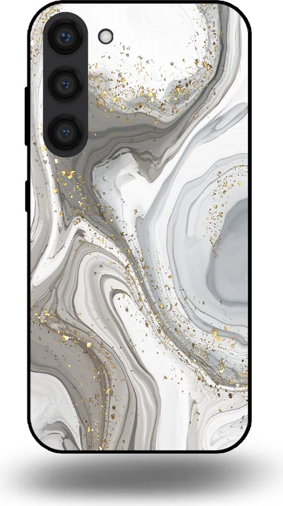 Custodia TPU Samsung Galaxy S23 Plus Marmo Argento | Smartphonica