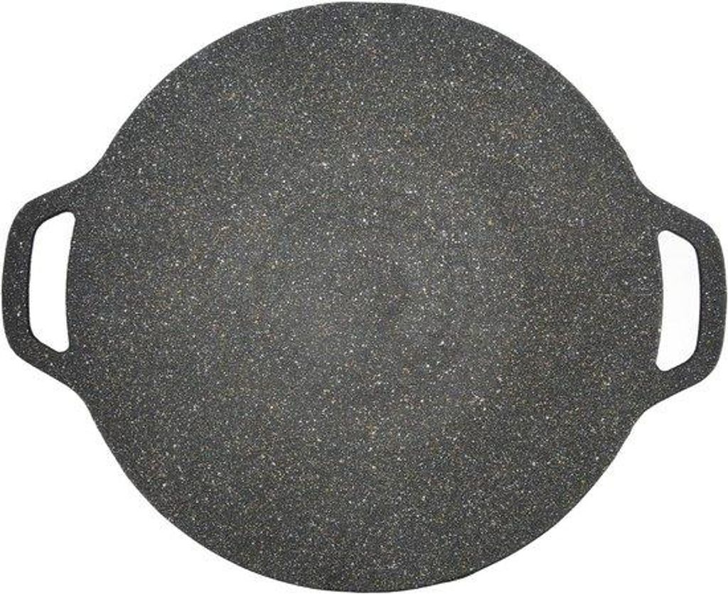 Geschirrgrillpan aus 6-Schicht-Materialbeschichtung mit Antihaft-Eigenschaften - Doppelgreifer - Induktions- und Gas-Geschirr für den Herd (30cm)