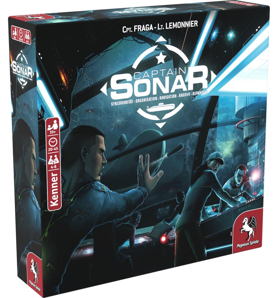 Pegasus Captain Sonar, Brettspiel, Detektiv, 10 Jahr(e), 20 Produktbild 