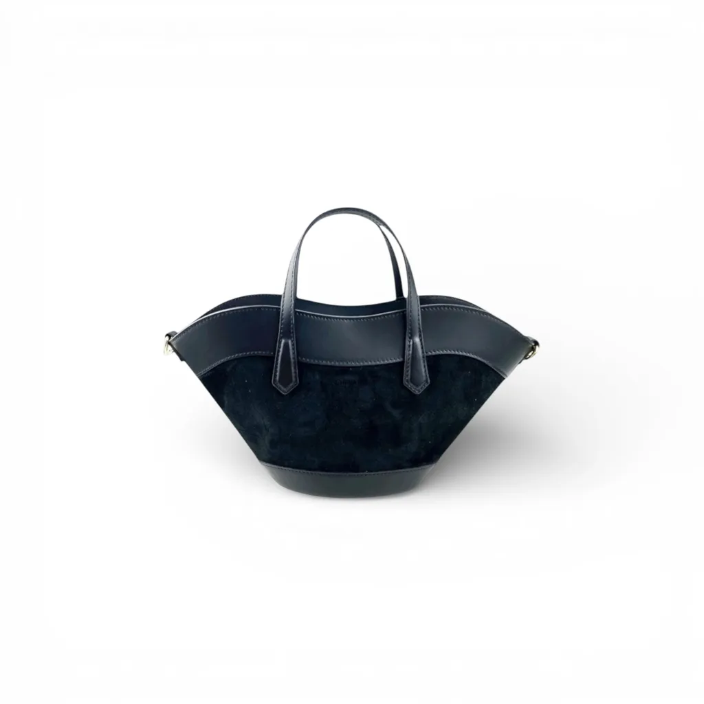 Petit sac à main noir en cuir Miranda Mini F/W pour femme élégante