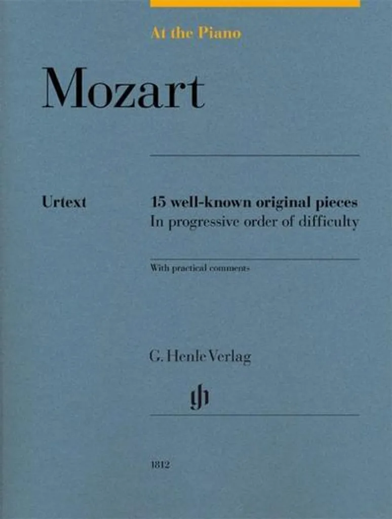 Livre de partitions At the Piano - Mozart pour pianistes classiques