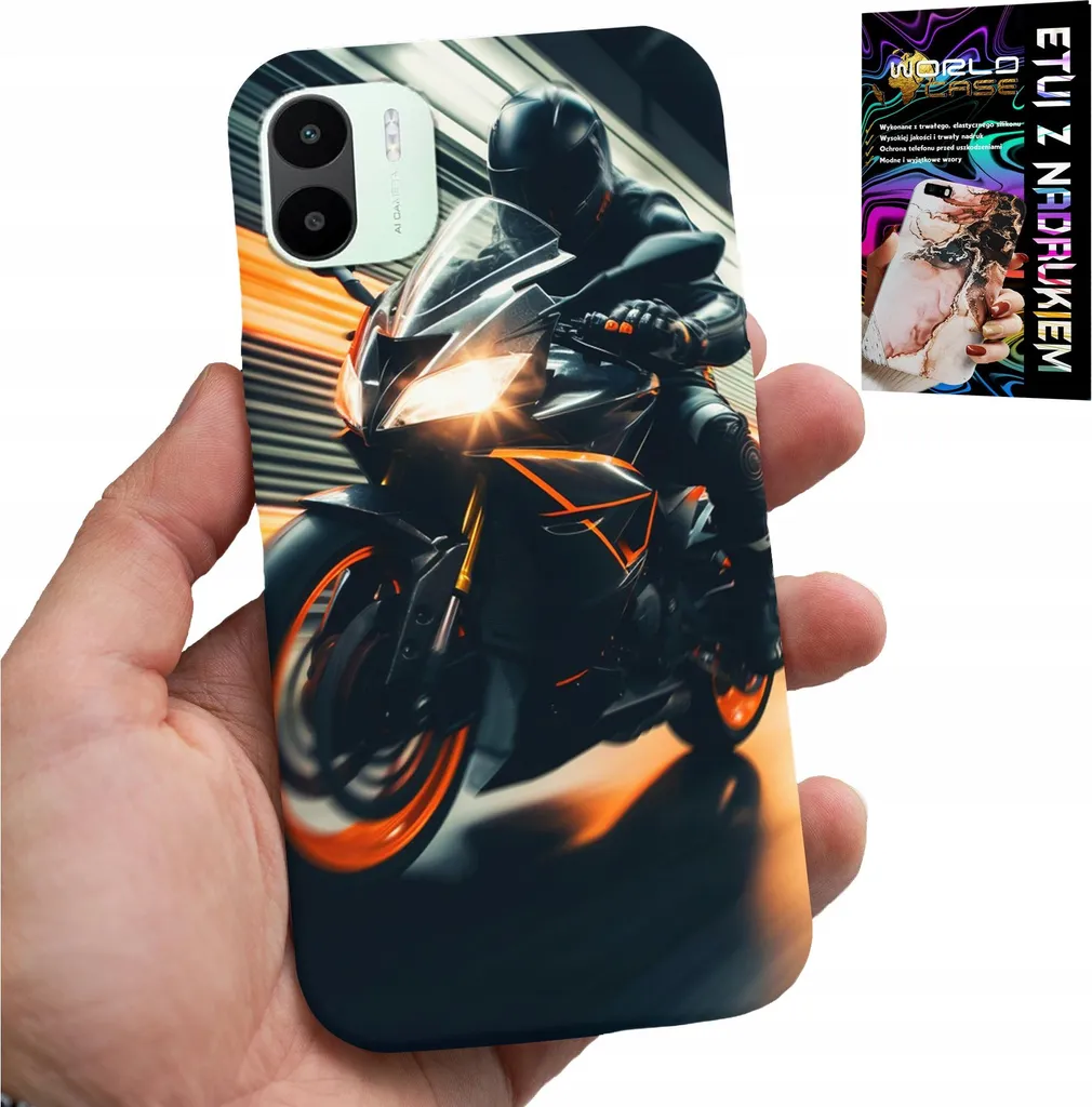 Custodia per Xiaomi Redmi A2 - Moto Fan Motorbike + Foil