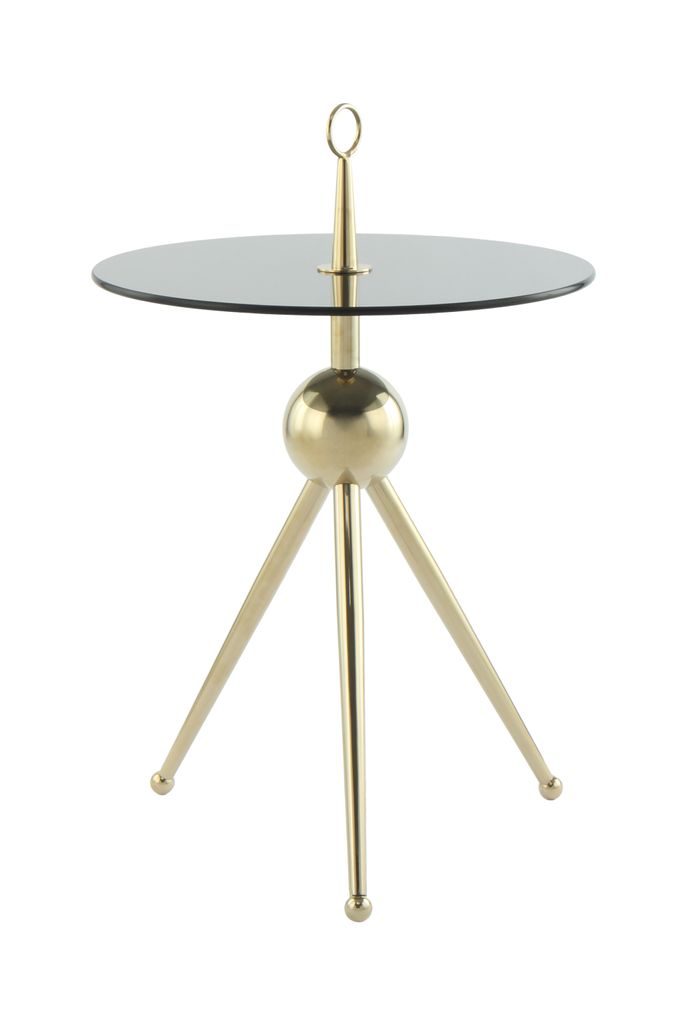 Beistelltisch Janifer 300 Gold / Grau