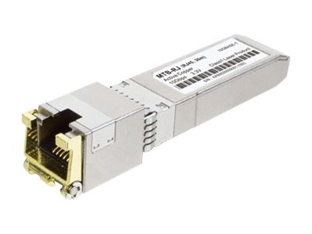 PLANET 1-Port 10GBASE-T SFP+ Copper Fiber Optic Module - 30m
