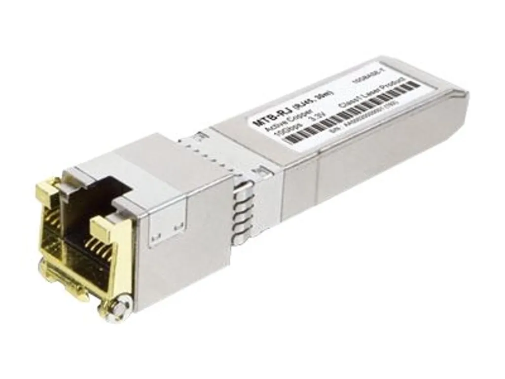 Module 10GBASE-T SFP+ Cuivre 10 Gb/s Portée 30m RJ45 Haute Densité SFP