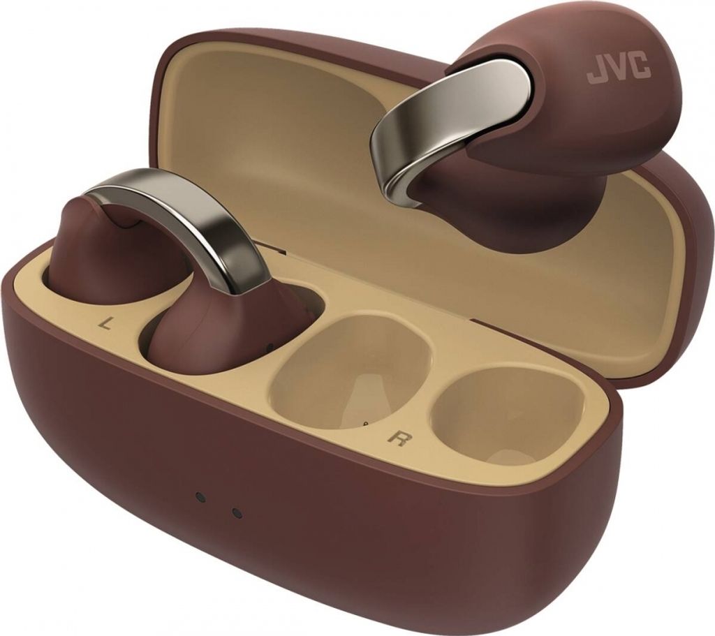 JVC HA-NP1TTU Burgunderrote Kopfhörer Produktbild 
