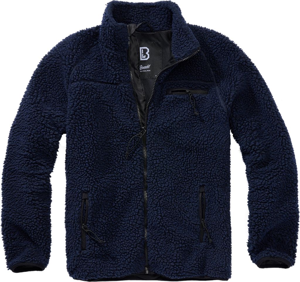 Brandit Teddyfleece Outdoorjacke Größe 4XL Farbe Navy