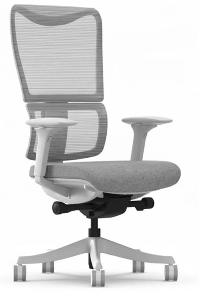 Chaise de bureau ergonomique BS8PG avec assise réglable et tissu respirant