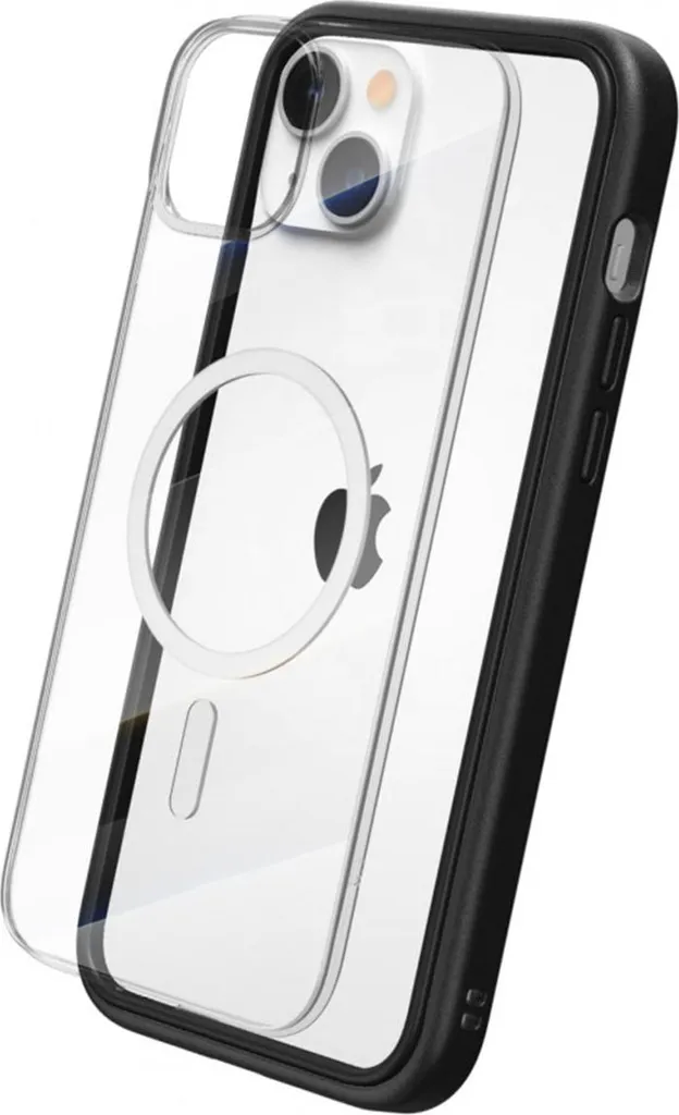 Protection MagSafe iPhone 15 Plus Rhinoshield Mod NX Noir Tout Terrain