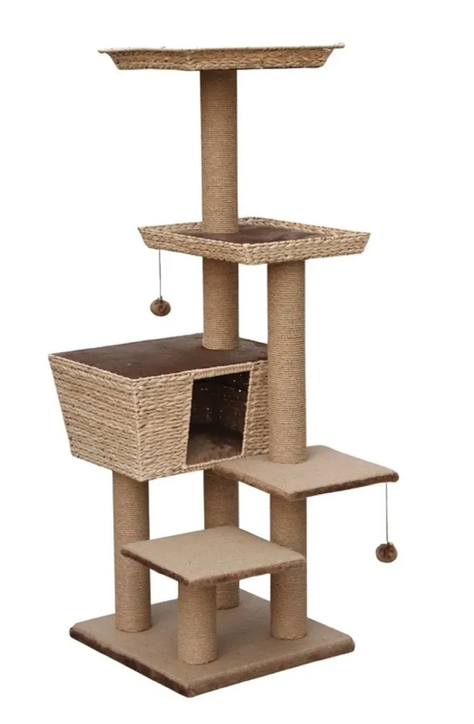 Arbre à chat stable Nobby MOTEGA - Fini les meubles griffés chez vous