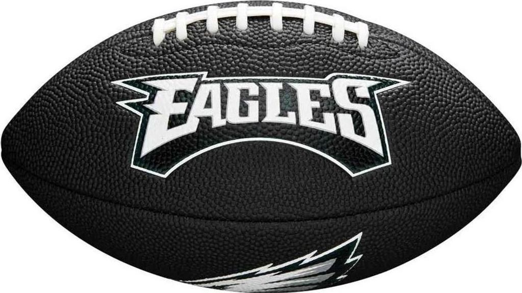 Wilson NFL Team Soft Touch Mini Philadelphia Eagles Black American Football
