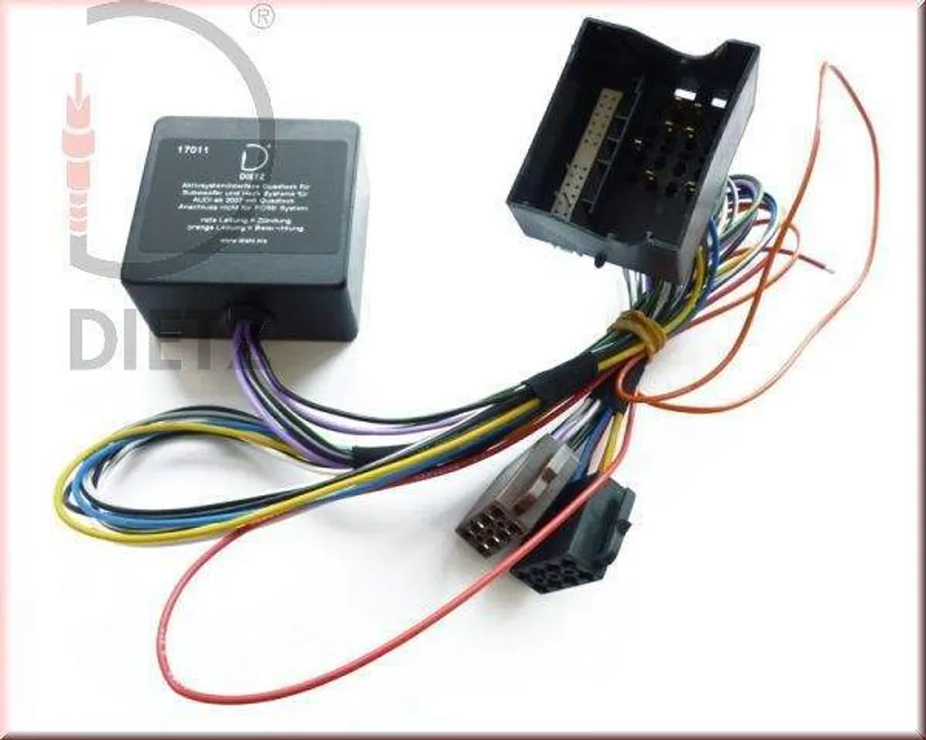 Câblage autoradio Audi Quadlock système actif installation sans Bose - 2