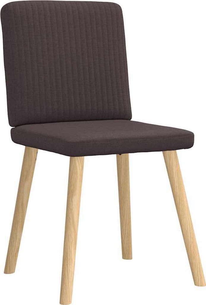 "Winter Sale" Esszimmerstühle 2er-set - Dunkelbraun Stoff - clorisNeu173302 - Esszimmerstühle