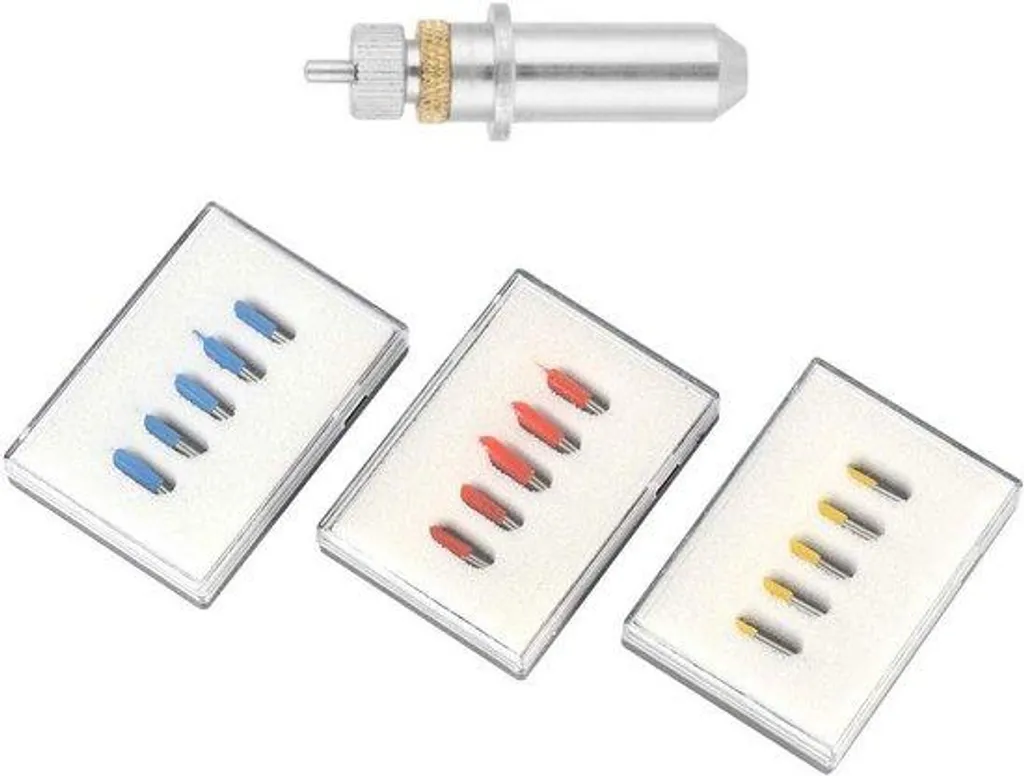 Lames de rechange pour cutter plastique 15 pièces - Angles 30° 45° 60°