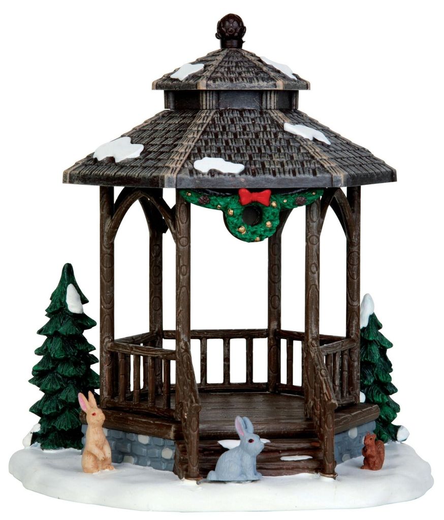 Kerstfiguur Winter gazebo LEMAX Productafbeelding 