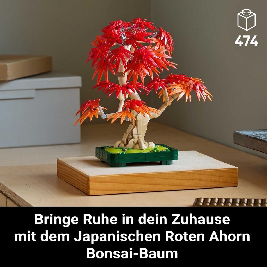 LEGO Botanicals Japanischer Roter Ahorn  Bonsai-Baum -