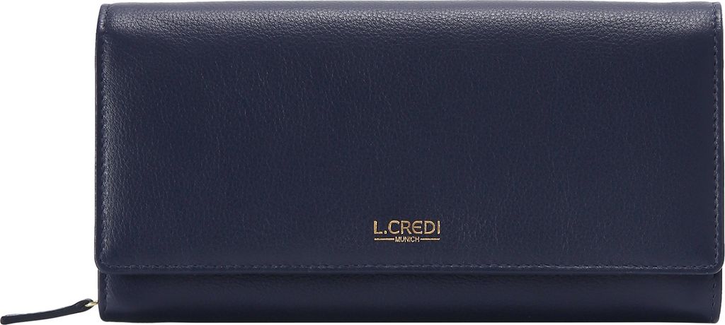 L.CREDI Evelyn Geldbörse Leder 20 cm
