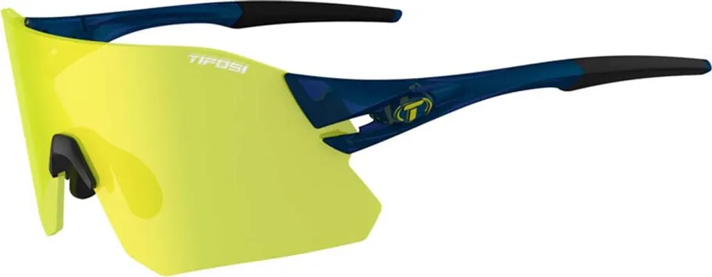 Tifosi Rail Nero/Blu: Occhiali Ciclismo in Grilamid TR-90 e Lenti Policarbonato