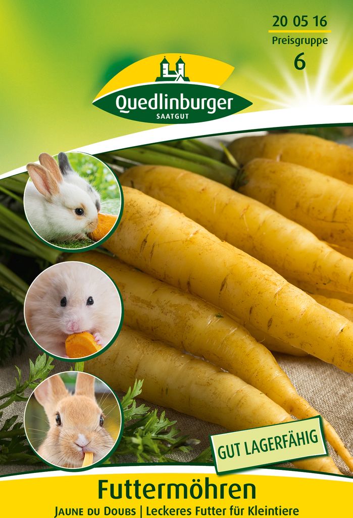 Futtermöhre Jaune du Doubs (30 g) | Möhrensamen von Quedlinburger