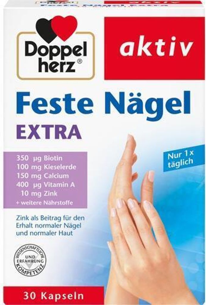 DOPPELHERZ Feste Nägel Extra Kapseln Produktbild 