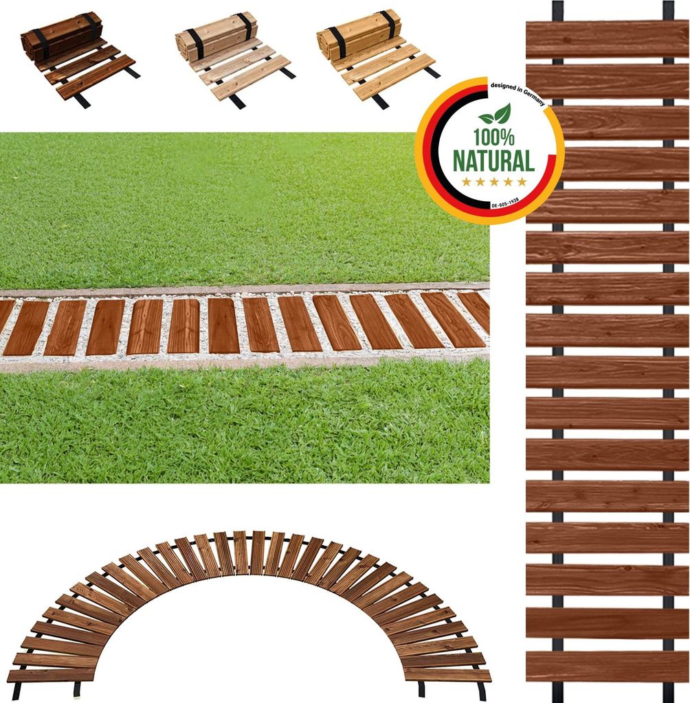 Floranica zahradní chodník ze 100% dřeva, 30 cm x 1 m, Obrázek produktu 