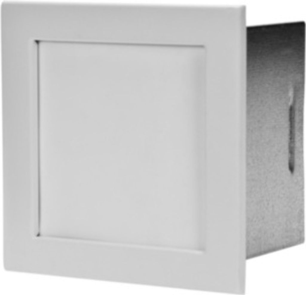 Putzkapsel quadratisch 14x14 cm Aufputz 3 Farben | schwarz
