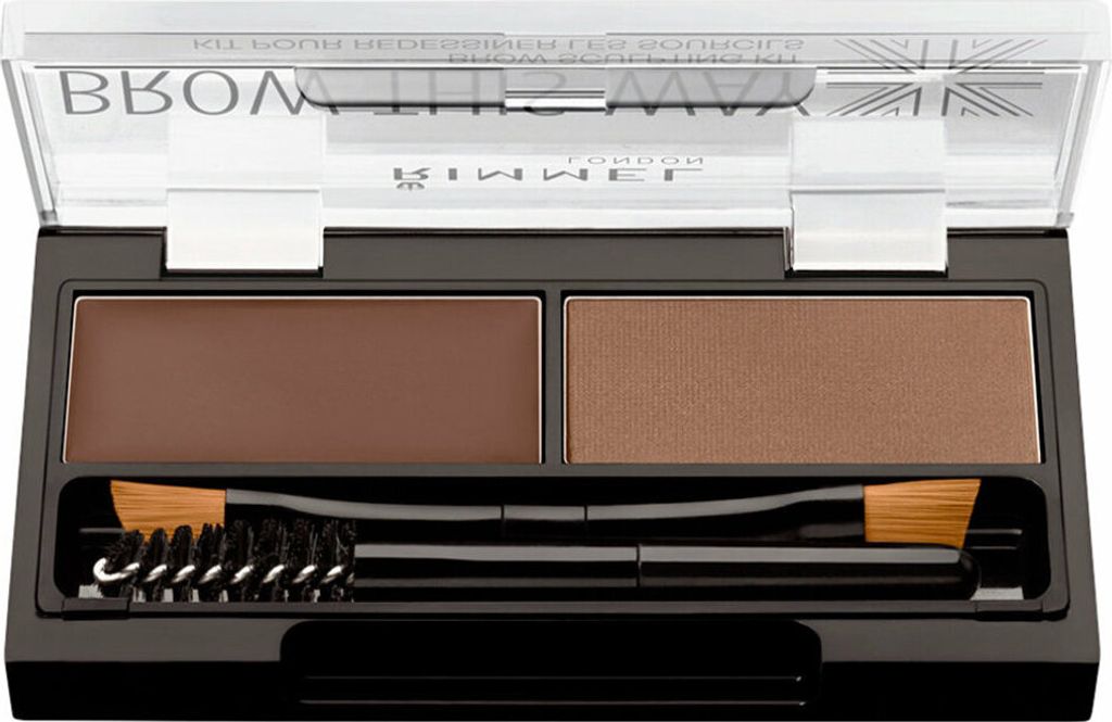 Rimmel Brow This Way Eyebrow Sculpting Kit 002 Mid Brown