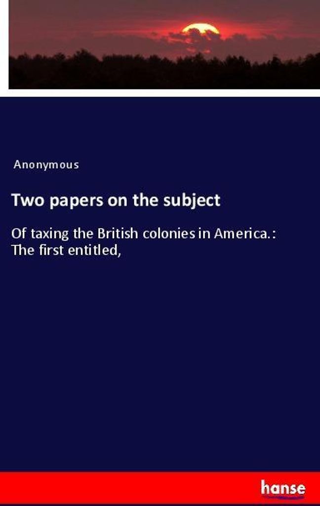 Two papers on the subject