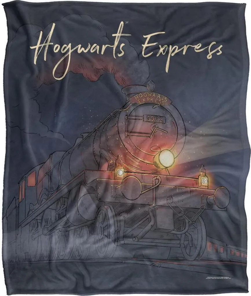 Couverture Harry Potter Hogwarts Express : Plaid Doux Anti-Froid TV18621