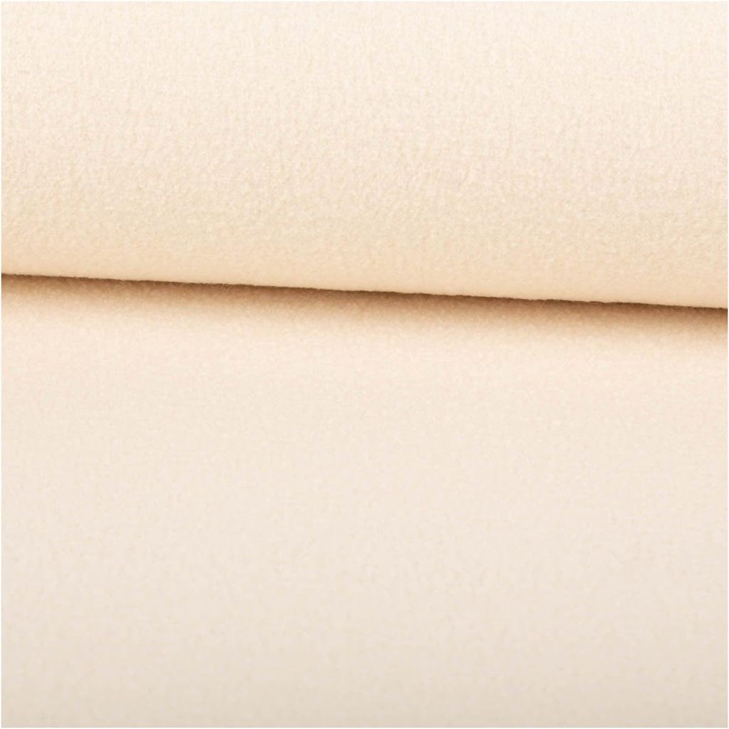 Walkloden Schurwolle creme 147 cm – Mantelstoff 385 g/m²