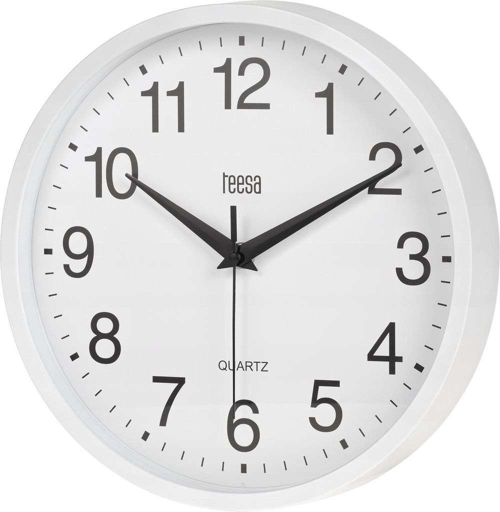 Teesa Wanduhr 25cm, leises Uhrwerk, analog, Produktbild 