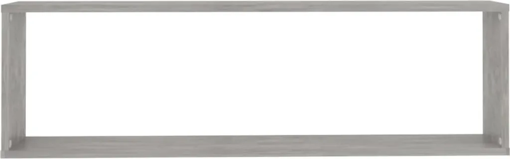 Maison Exclusive - Scaffali cubici 2 pezzi Grigio cemento 100x15x30 cm Materiale ligneo - 7