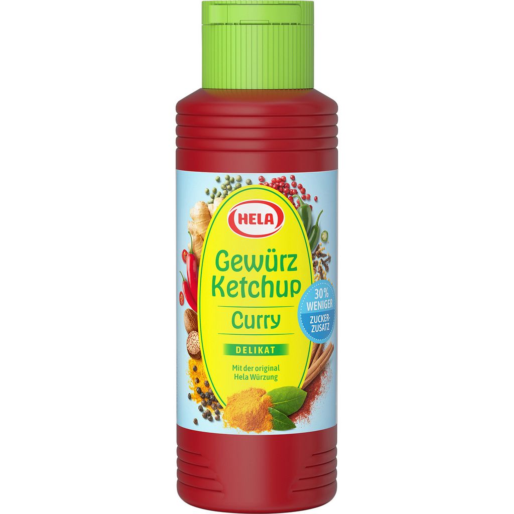 Hela Gewürz Ketchup Curry delikatny oryginalny z mniejszą Zdjęcie produktu 