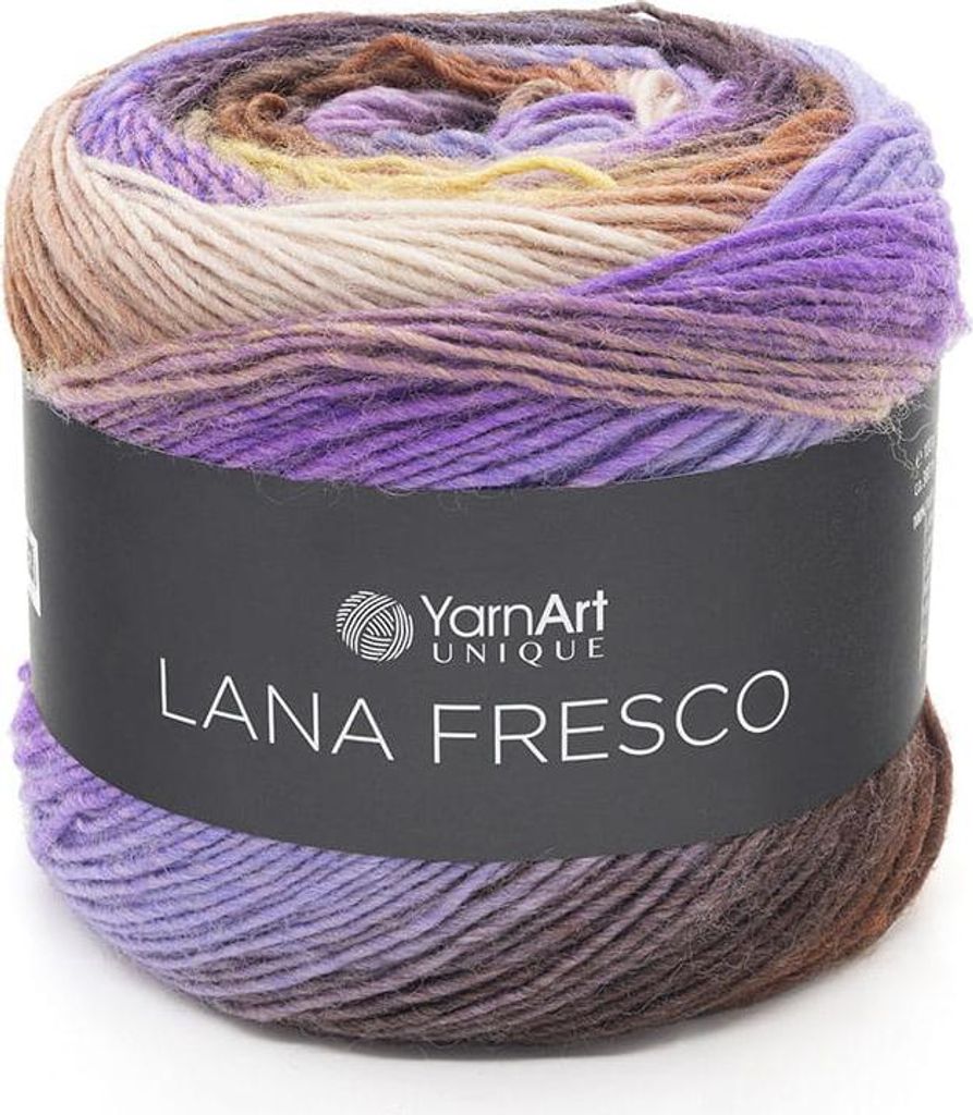 Yarnart Lana Fresco 8103 Multicolor Wolle 100% Natur für warme und weiche DIY-Projekte