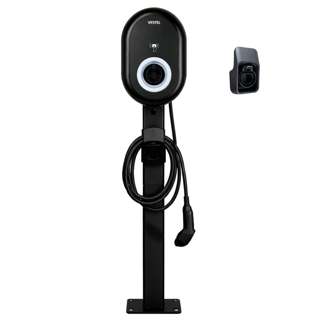 Wallbox Standfuß für Vestel Wallbox – Mattschwarze Produktbild 