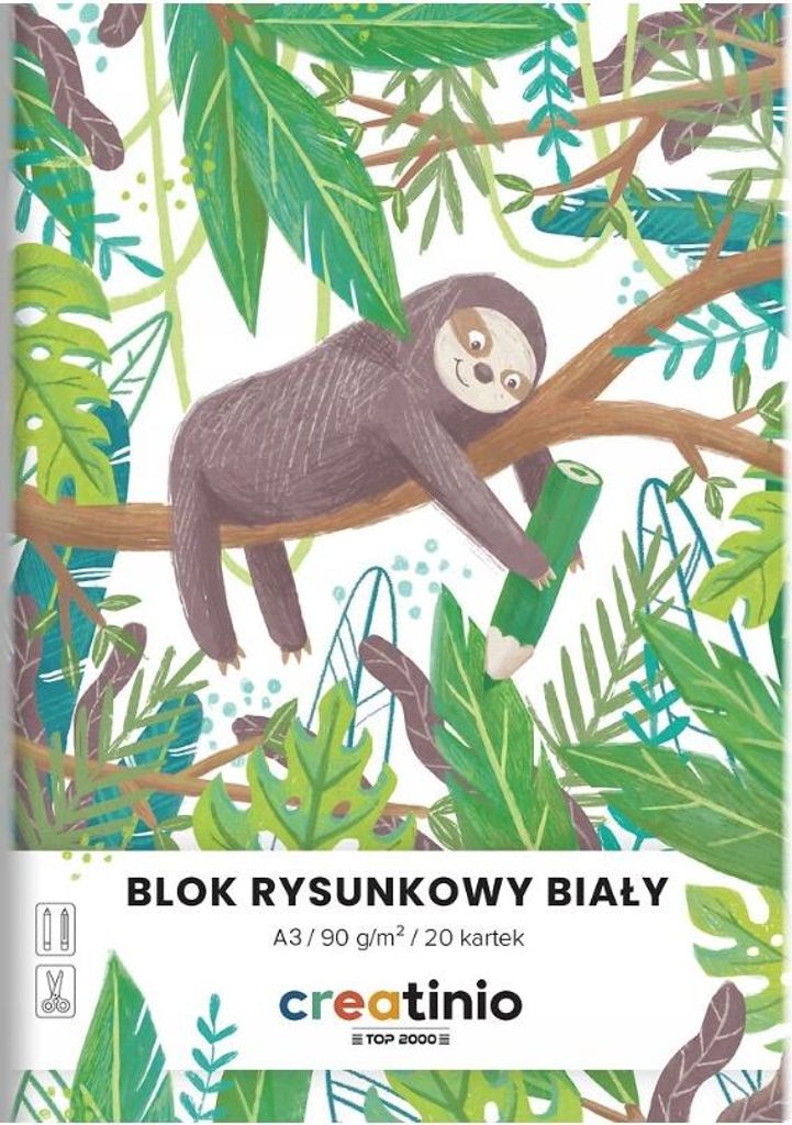 Zeichenblock A3/20K weiß Creatinio A'10 400176664