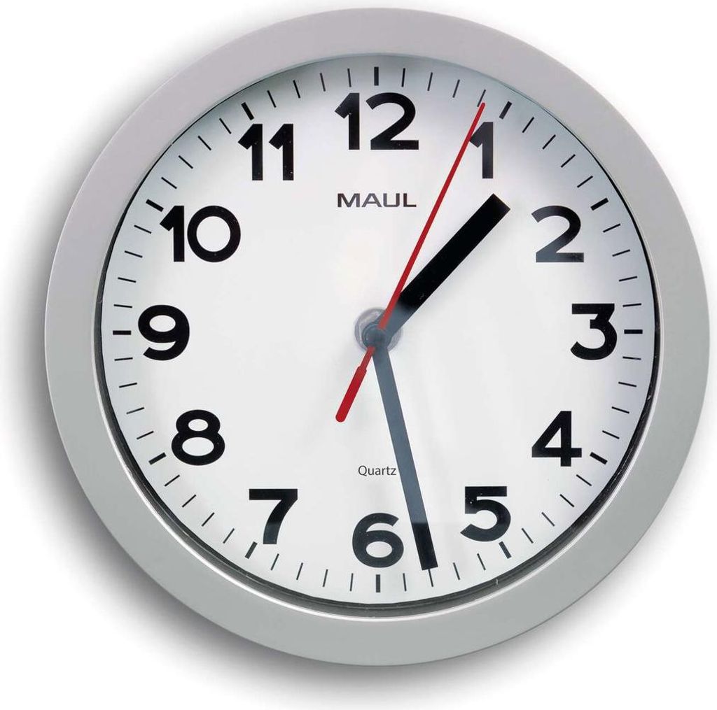 MAUL Wanduhr MAULstep Ø 20 x 4.4 cm Kunststoff 1 x AA (1.5 Produktbild 