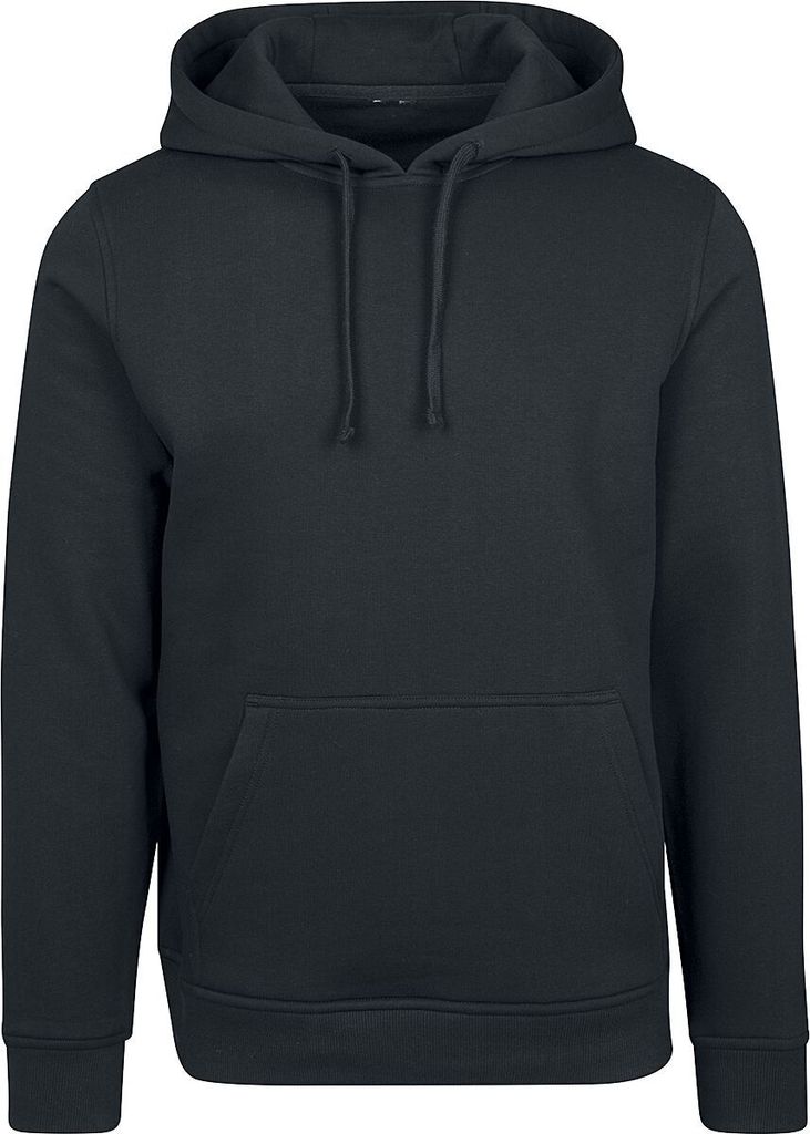 Build Your Brand Kapuzenpullover Herren Basic Sweat Hoody schwarz 4XL
